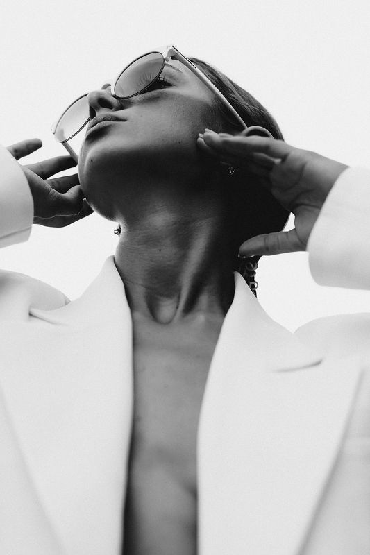 портрет, красота, женский портрет, черно-белое, мода, portrait, fashion, Luiza фото превью