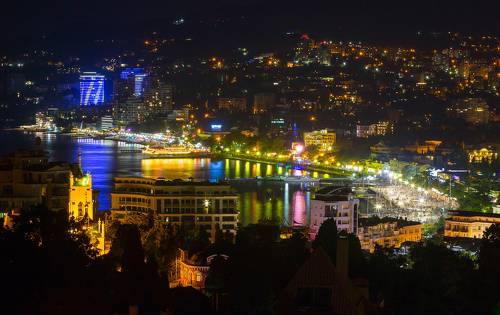 Ночная Ялта
