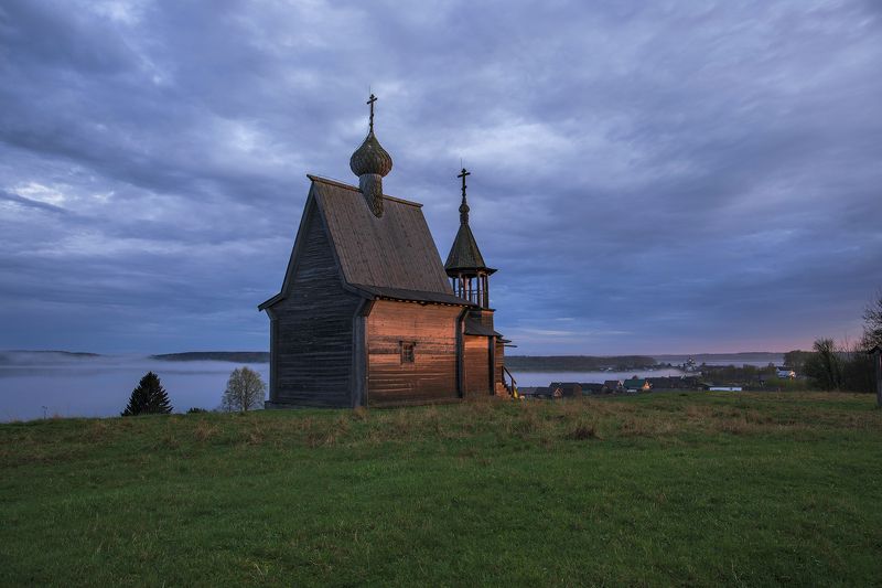 архангельская обл,кенозерье,вершинино Никольская часовня фото превью