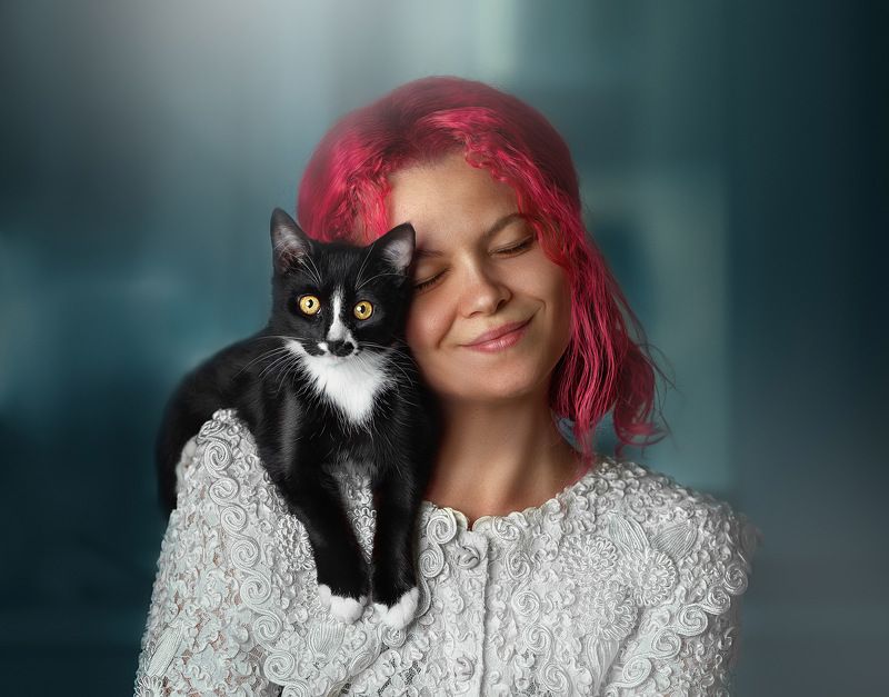 Автопортрет кот  Автопортрет  фото превью