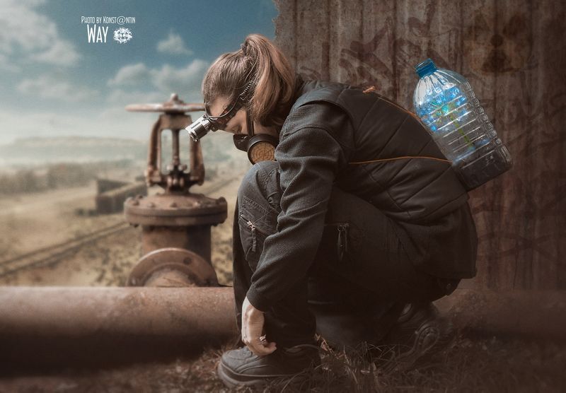 way, flower, postapocalypse, bunny Way фото превью