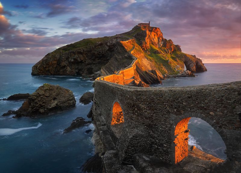 gaztelugatxe, гастелугаче, испания, море, бискайя Gaztelugatxe фото превью
