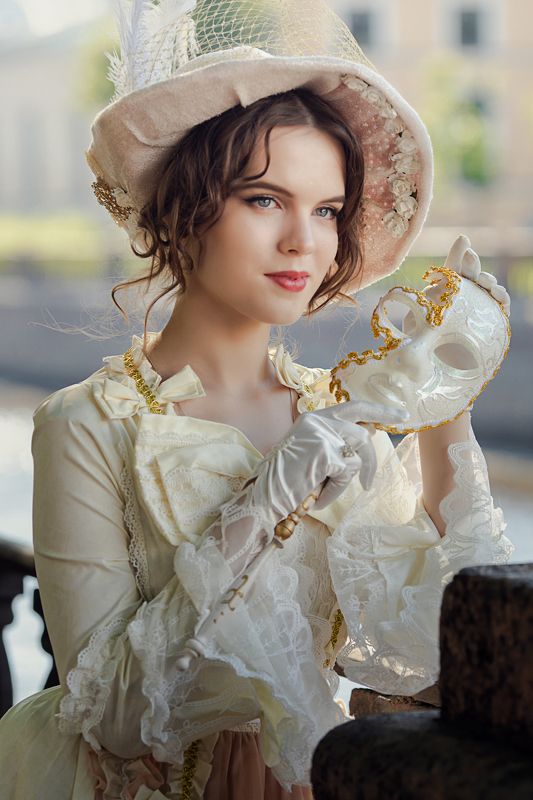 женский портрет девушка в шляпе карнавал петербург КАРНАВАЛ фото превью