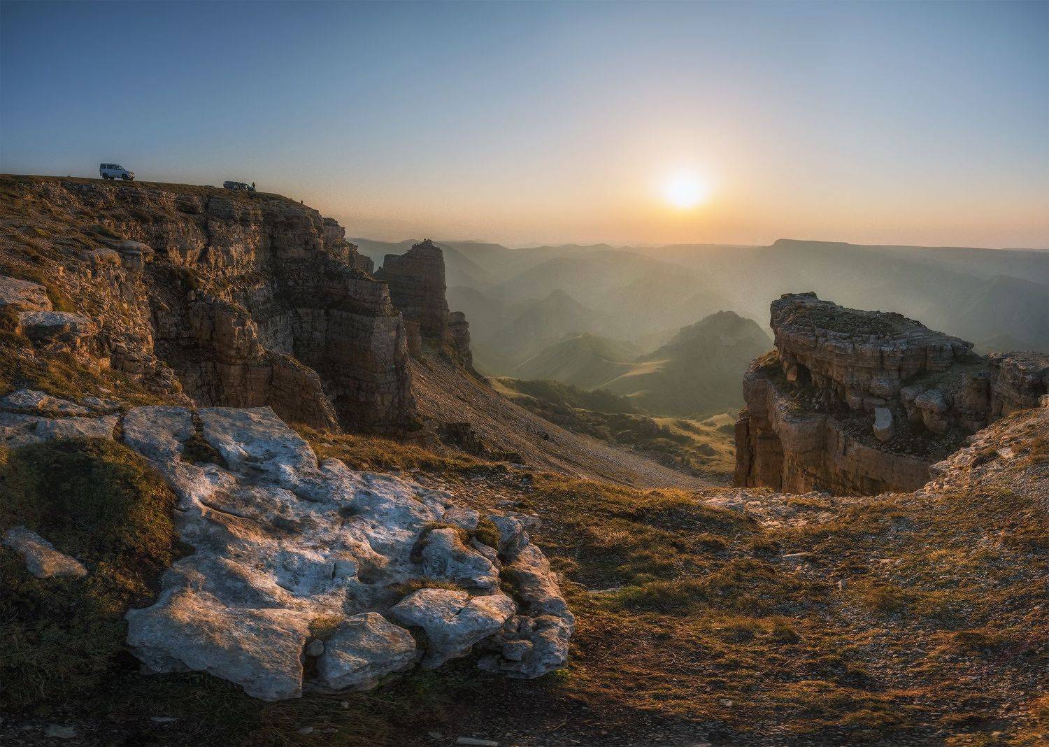карачаево-черкесия, северный кавказ, бермамыт, закат, август, Николай Мысливцев