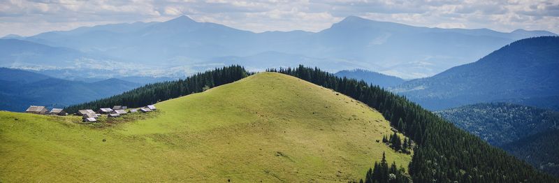 Карпаты, горы, пейзаж, панорама, Украина, природа, * * * фото превью