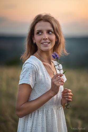 Blue flower