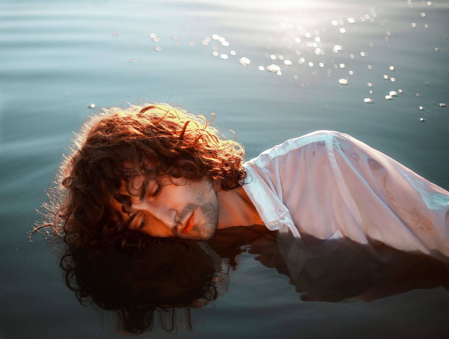 вода, портрет в воде, отражение, портрет, маховицкая, Маховицкая Кристина