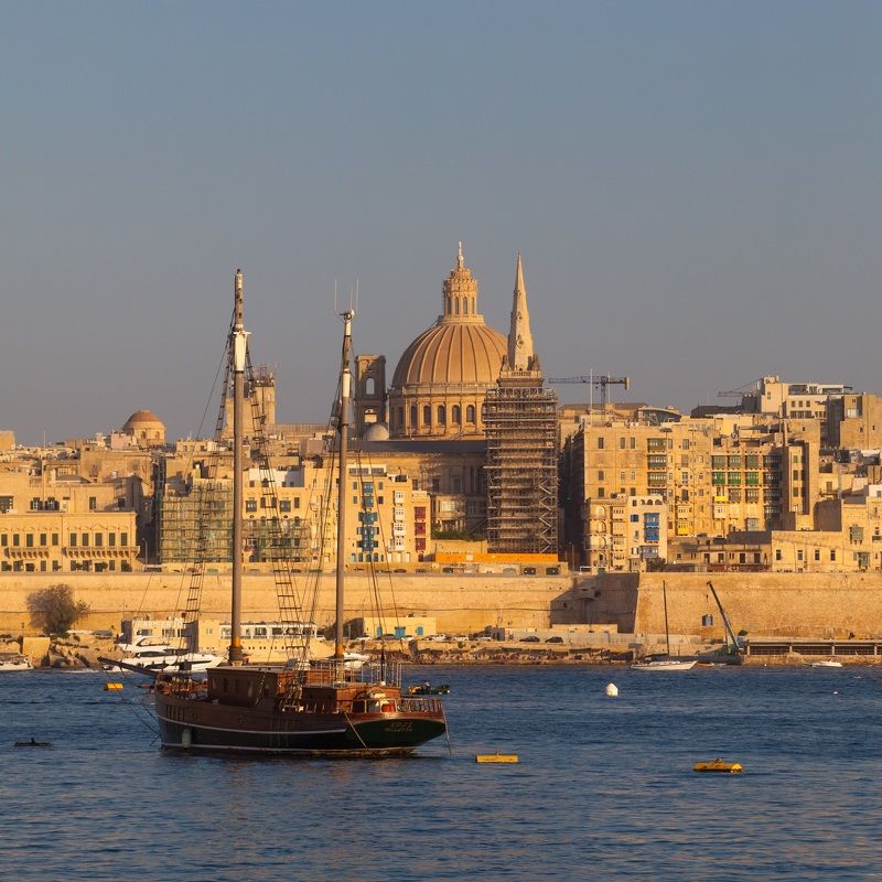 Валлетта, Мальта, море, Valletta, Malta, sea Валлетта фото превью