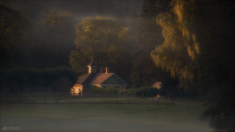 пушкинские горы, псковская область, сороть, михайловское Утро в Пушкинских Горах фото превью