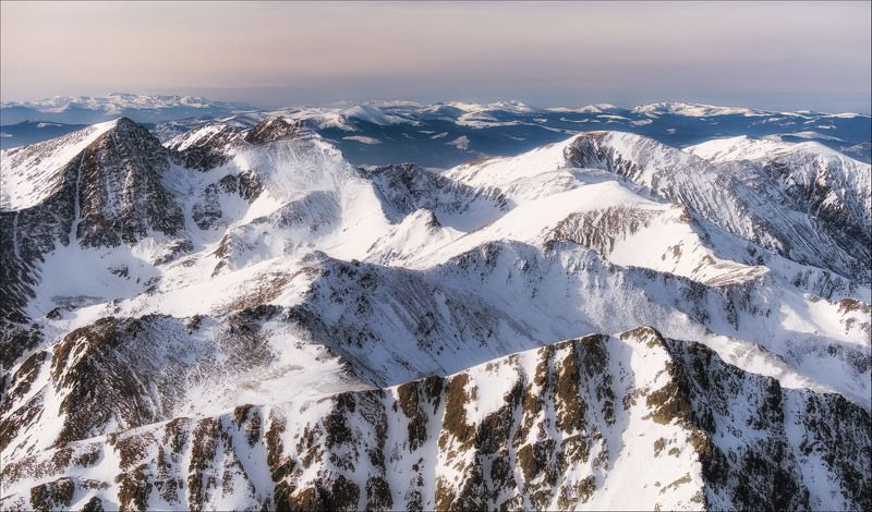 Fagaras, Mountain, Romania, Transilvania, Winter  фото превью