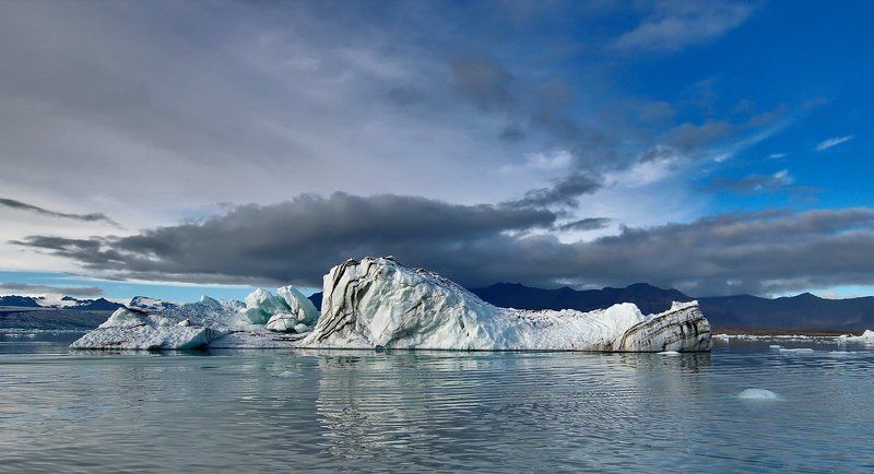 Ледниковая лагуна Йокульсарлон. фото превью