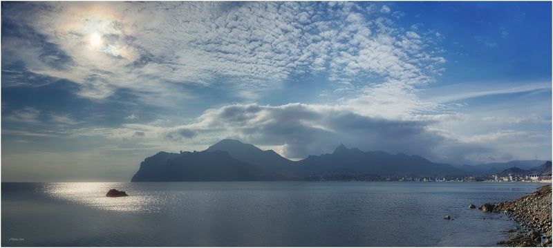 Коктебель, Крым, Полдень, Черное море Кара-Даг Новогодний фото превью