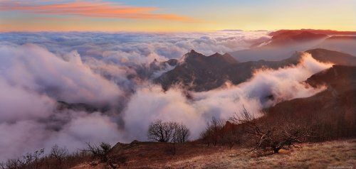 Вечер в горах