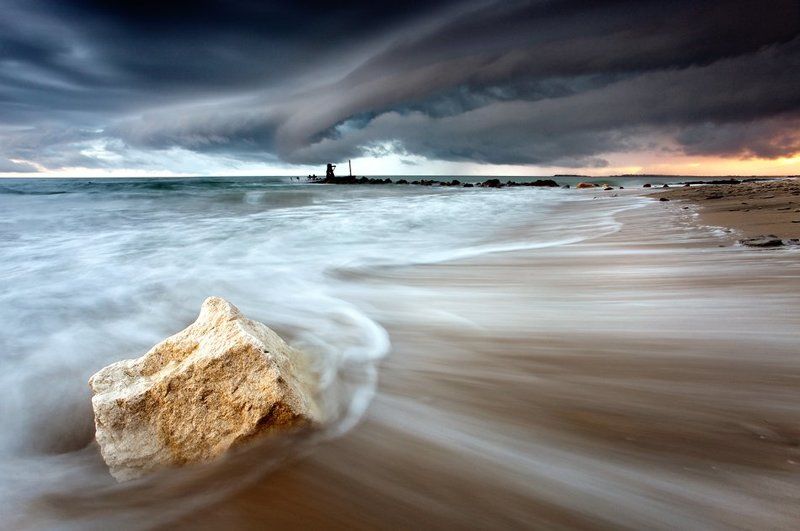 Болгария, Зима, Море, Черное море Небесное Лассо фото превью