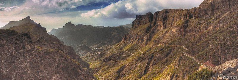 Дорога к деревне Маска, Тенерифе фото превью