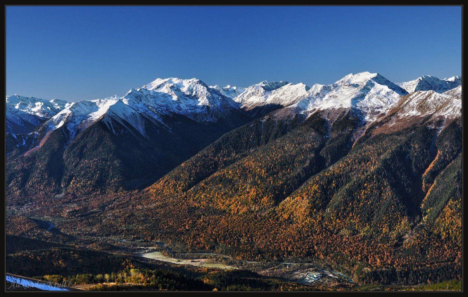 кавказ, кчр, загедан, горы, осень, Александр Круль