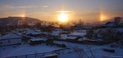 Морозный восход