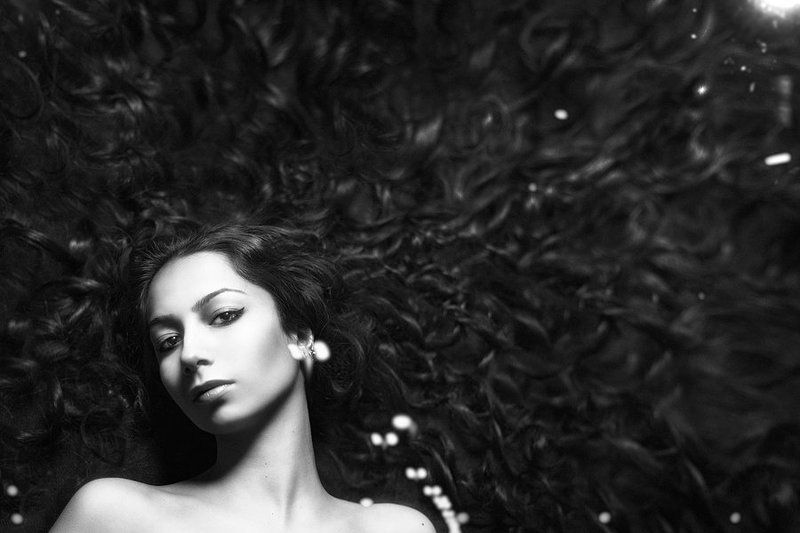 Черно-белая фотография, фотопорт *** фото превью