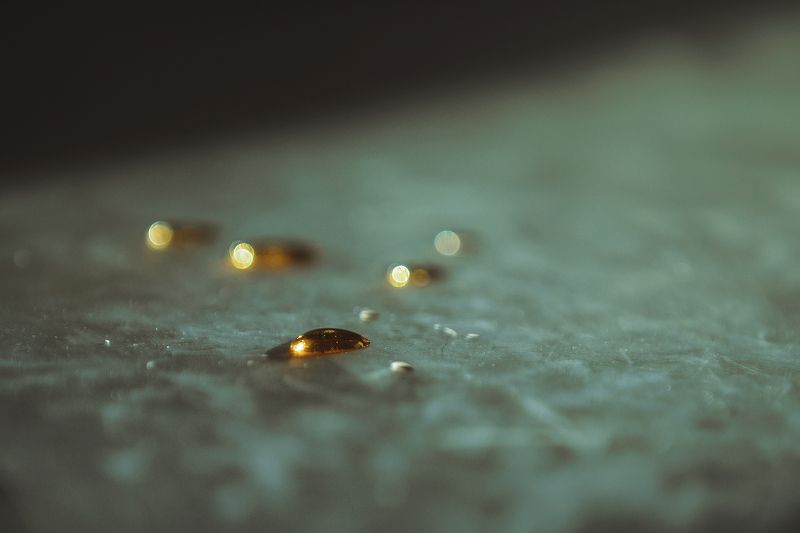 макро, капли квас фото превью