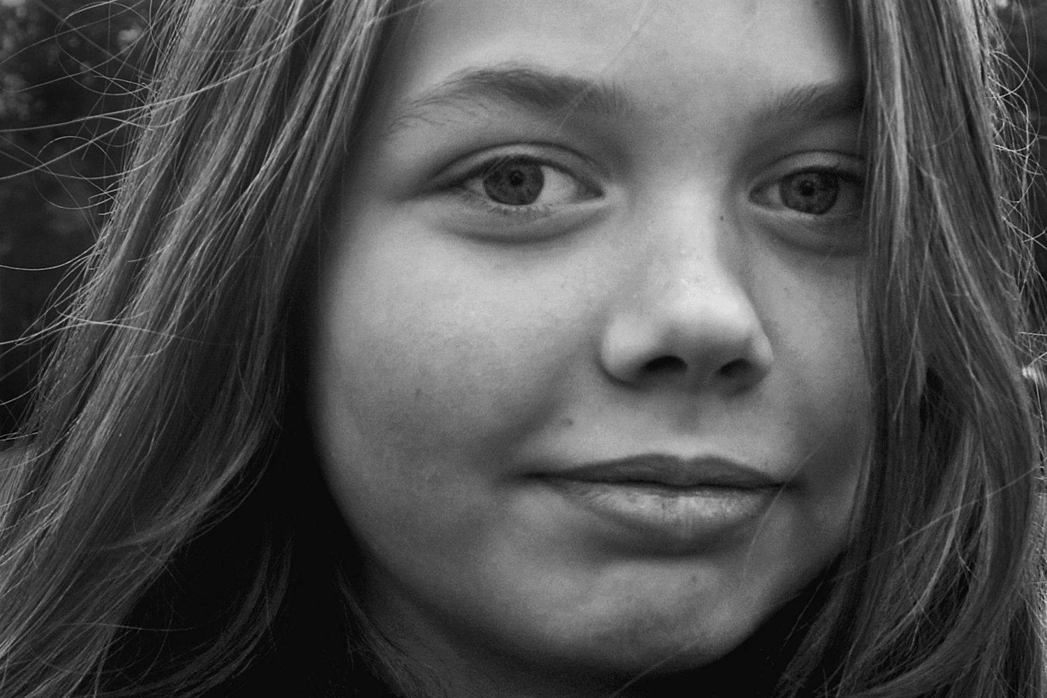 девушка, портрет, глаза, взгляд, волосы, чб, апатиты, мончегорск, Николай Смоляк