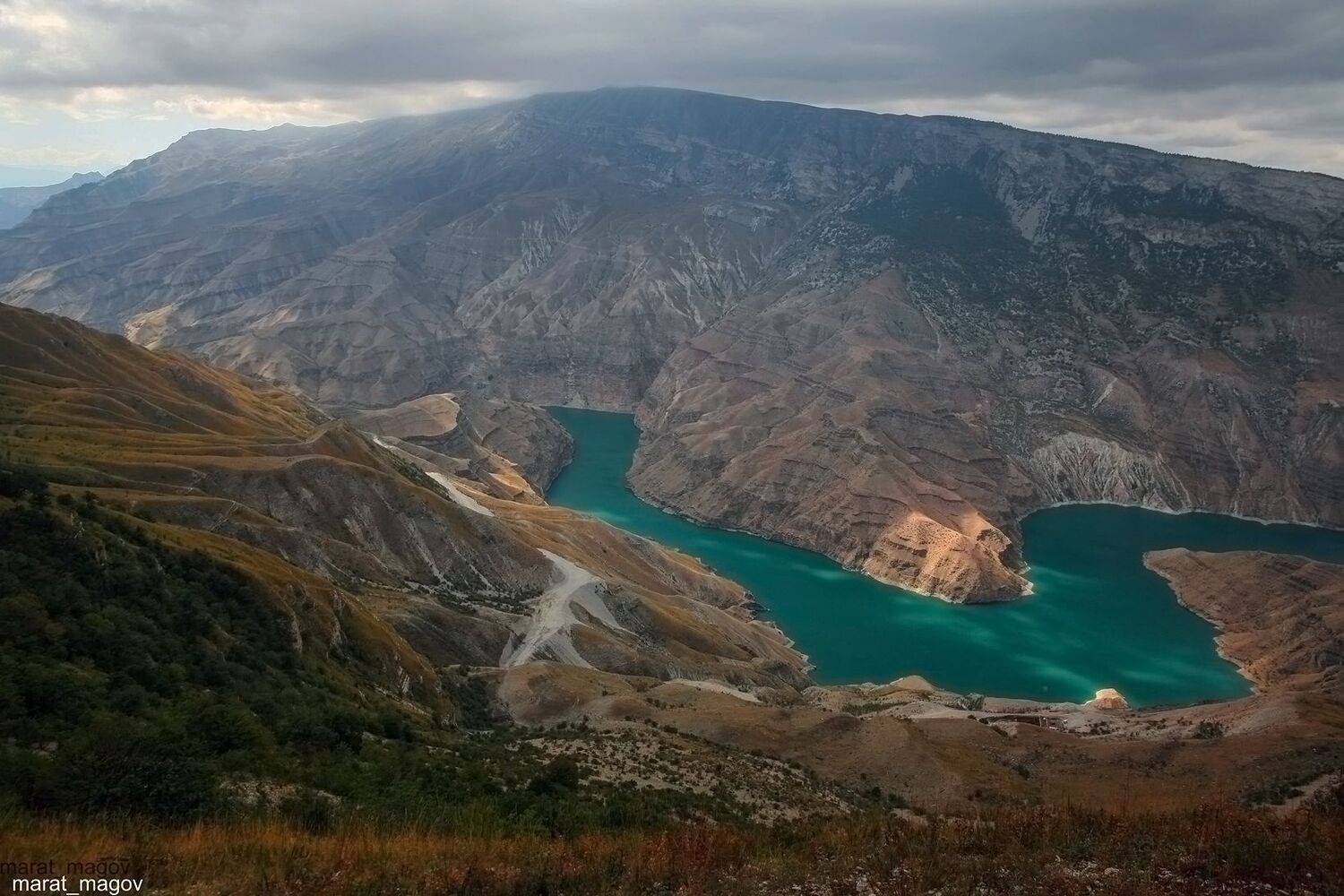 сулак,каньон,река,вода,горы,дагестан,туман,грифы,, Marat Magov