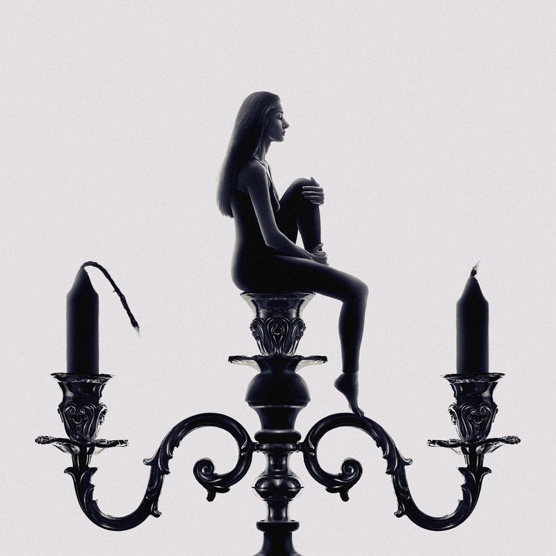 SURREAL,IMAGINATION,WOMAN,SURREALISM,DREAM,CONCEPT,ART,PERSON,CREATIVE,MONTAGE,LIGHT,DARK,SHADOW,EDIT,FINEART,CANDLE,SILHOUETTE,CANDLESTICK,PORTRAIT,MINIMALISM Like a Candle фото превью