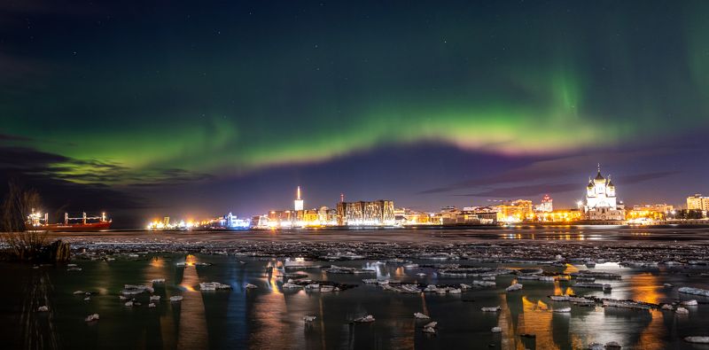 Aurora arctic Russiannorth Arkhangelsk   фото превью