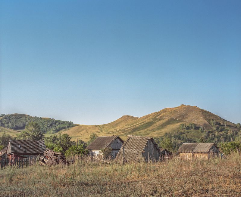 горы mamiya rb67 kodak portra160 урал Русская глубинка. фото превью