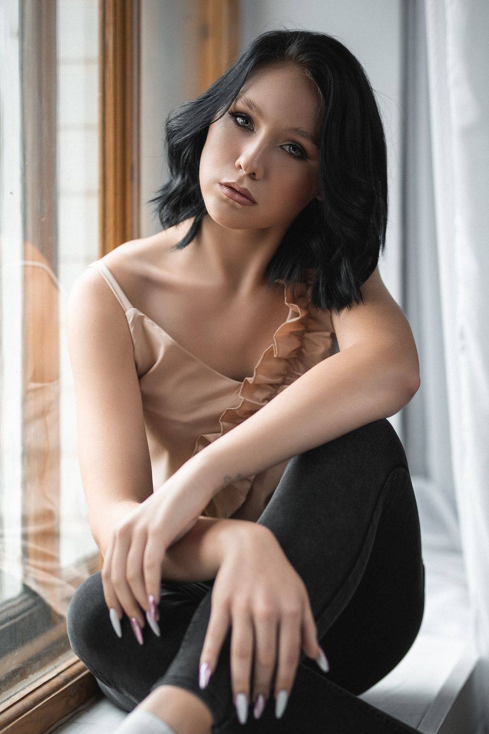 девушка, модель, портрет, фотосессия, студия, макияж, гламур, girl, model, modeling, young, portrait, make-up, творческий портрет, женский портрет, woman, young woman, glamour, постановка, постановочная фотография, fashion, Владимир Васильев