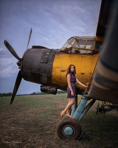 On the ground
