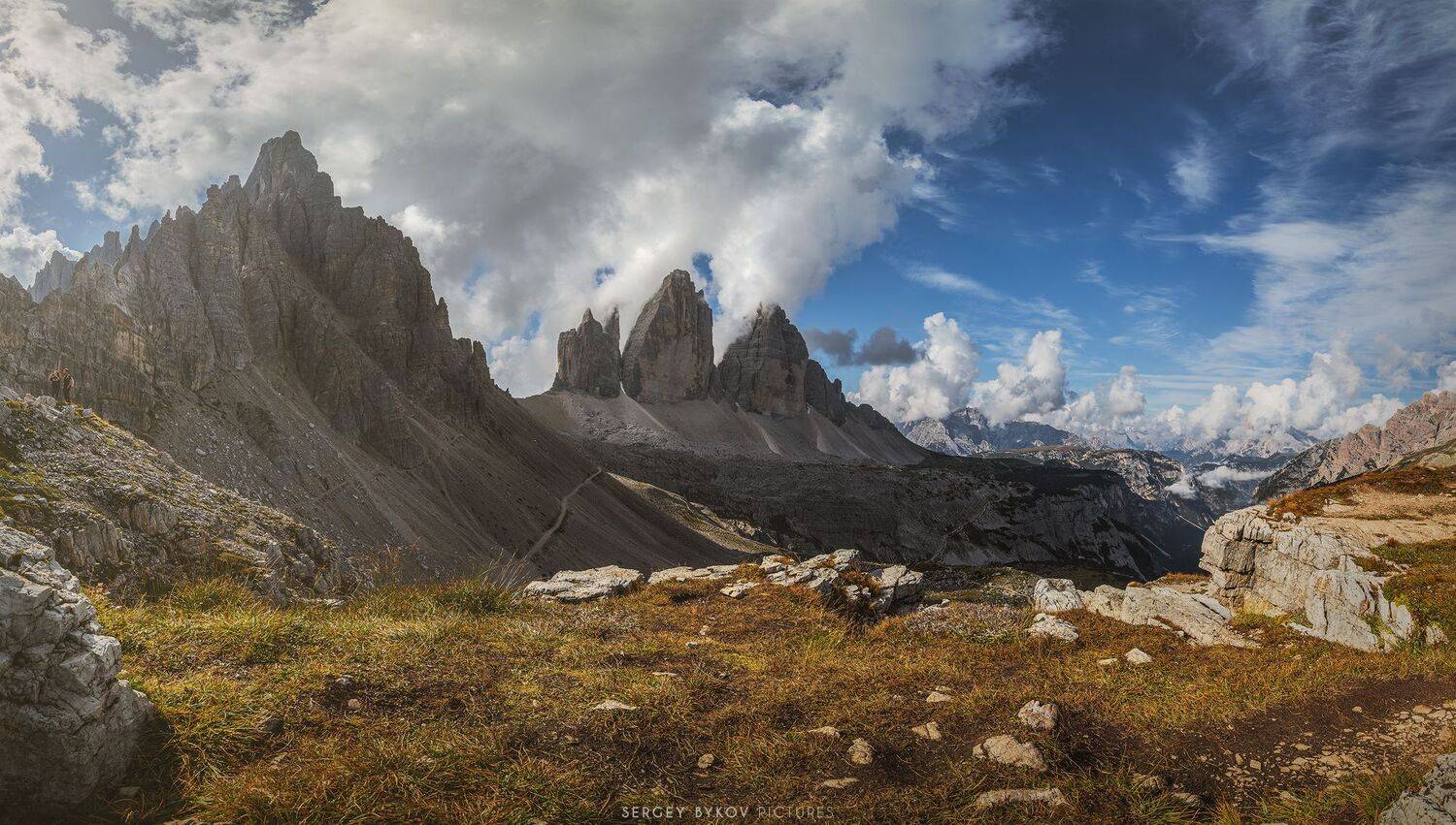 panorama, dolomiti, dolomites, photography, mood, blue, silence, rocks, peaks, cluouds, glacier, alps, wbpa, nature, beautiful, stunning, landscape,, Сергей Быков