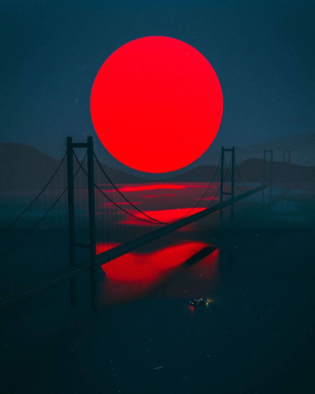Red Moon. Автор: Hossein Zare , Hossein Zare