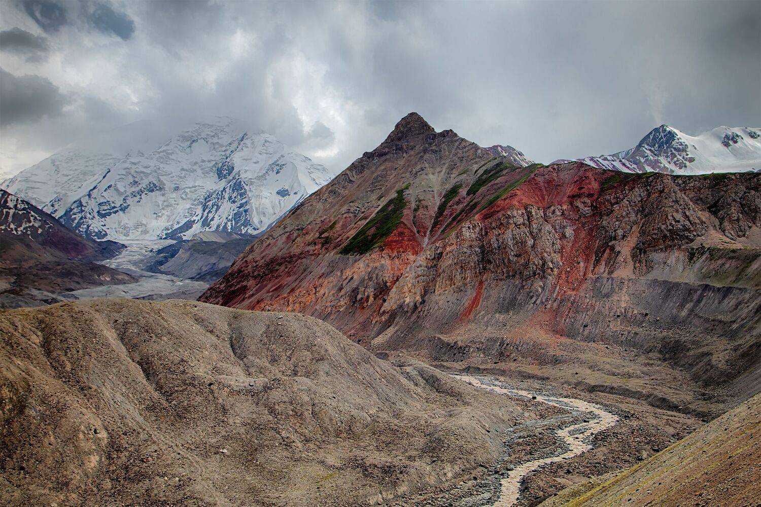 кыргызстан, горы, памиро-алай, пик ленина (7134m), Элина Магалимова