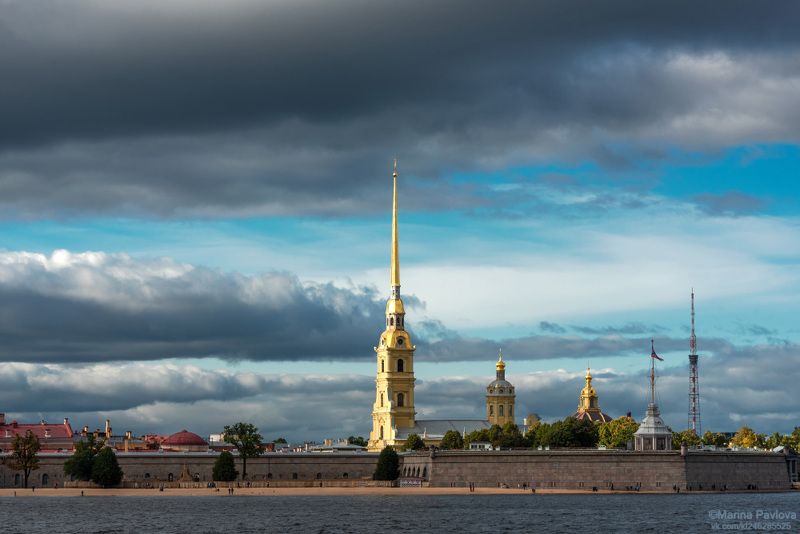 Осенний колорит вечернего Петербурга фото превью