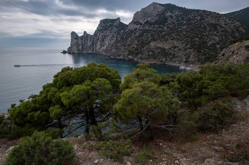 Вечер в Голубой бухте