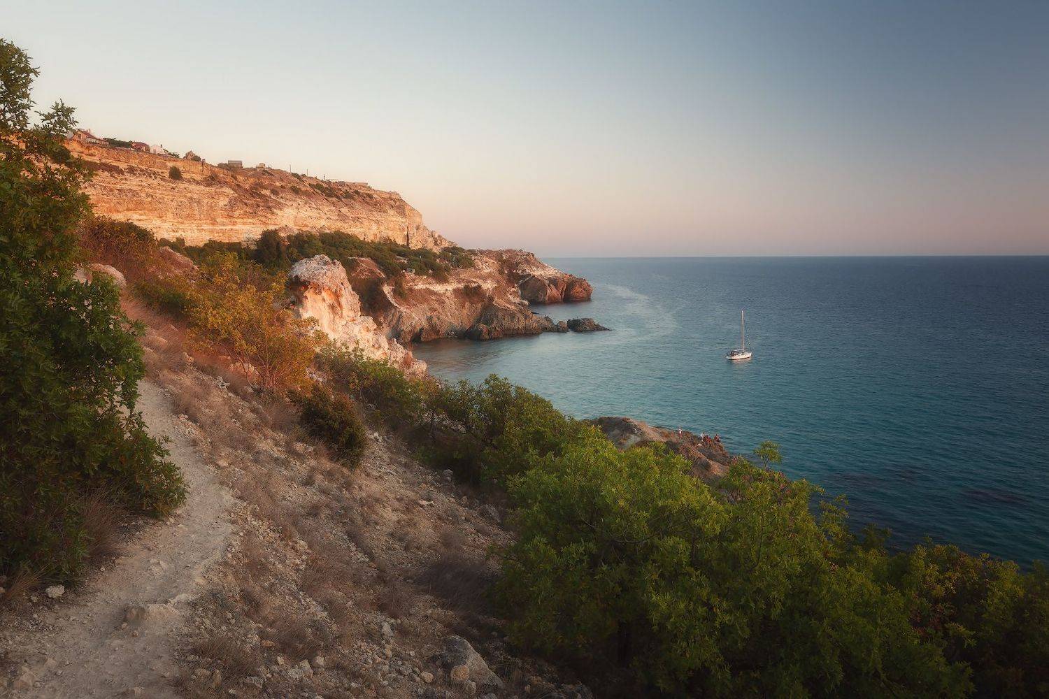 севастополь, фиолент, море, небо, осень., Владимир Дубинин