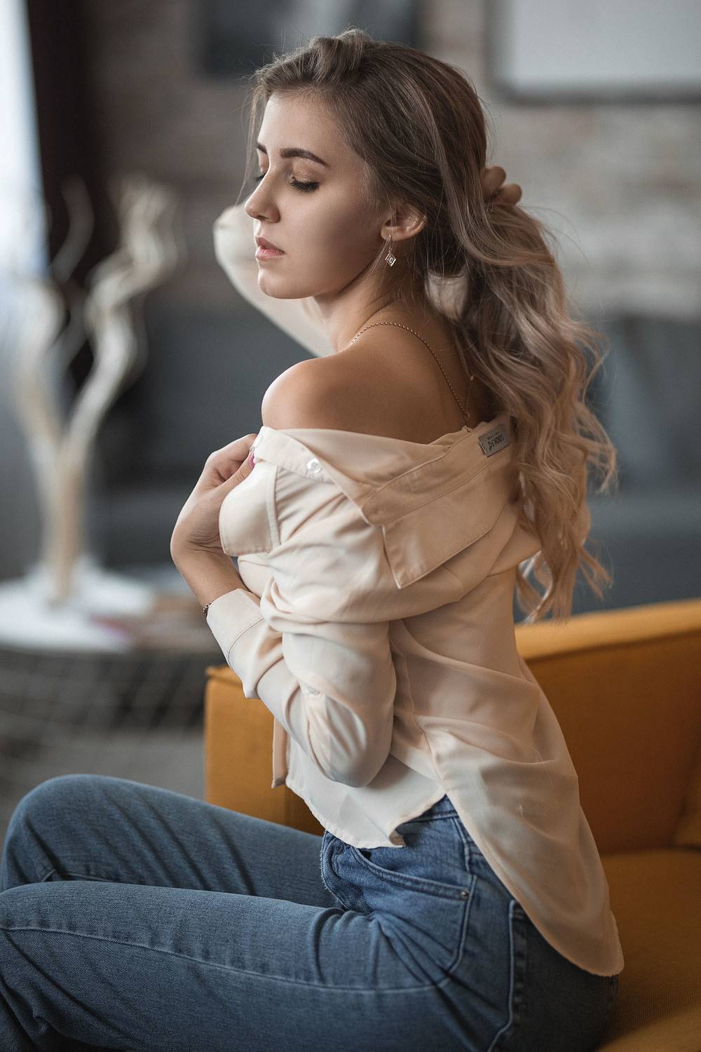 девушка, модель, портрет, фотосессия, студия, макияж, гламур, girl, model, modeling, young, portrait, make-up, творческий портрет, женский портрет, woman, young woman, glamour, постановка, постановочная фотография, fashion, Владимир Васильев