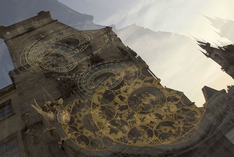 Прага, время, часы, циферблат, тайна, архитектура, шагнивнеизведанное Манифестация времени фото превью