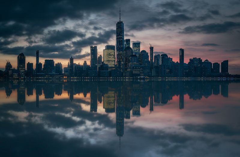 new york city, skyline, cityscape, reflections NYC Reflections фото превью