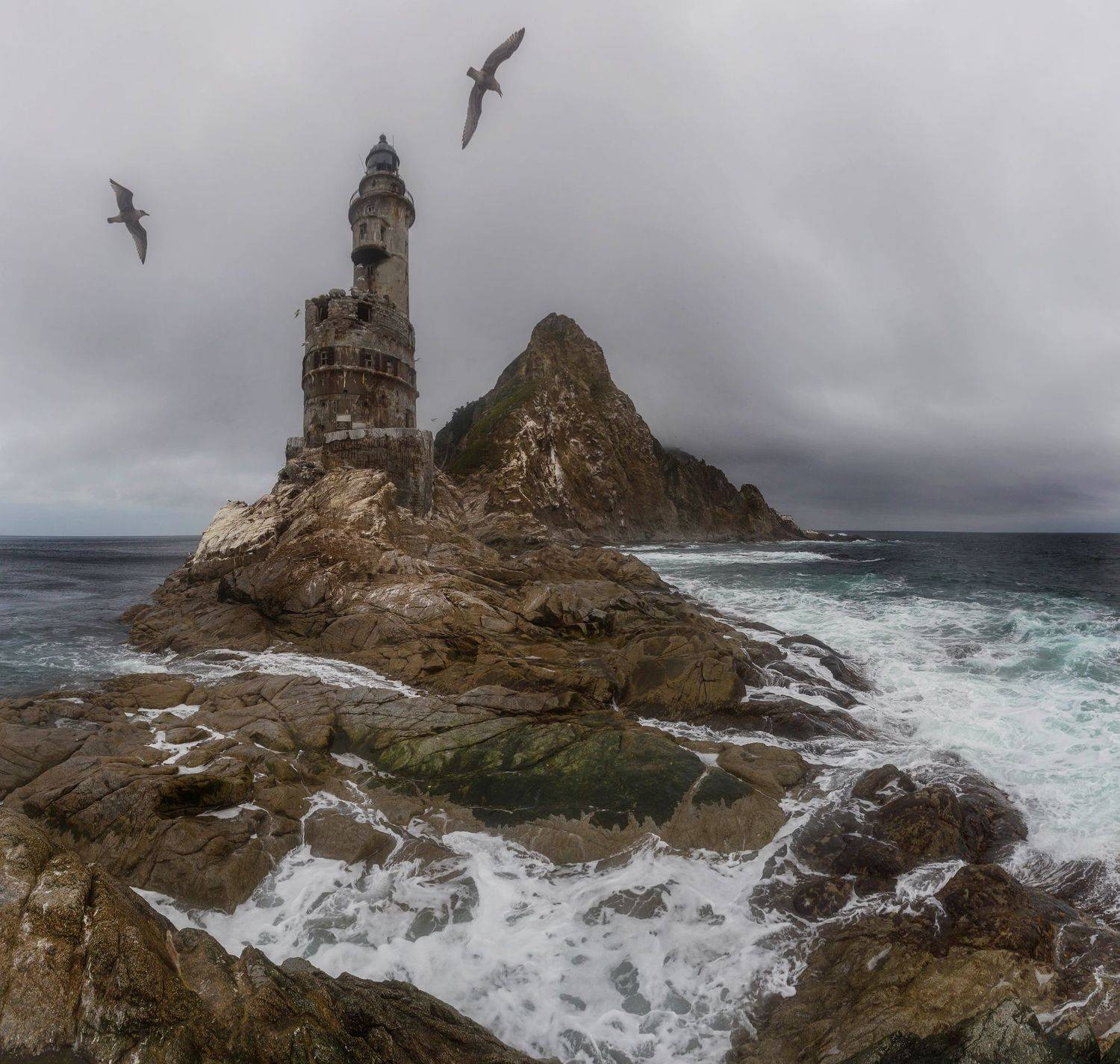 сахалин, анива, маяк, охотское море ,россия, пейзаж, Павел Ващенков