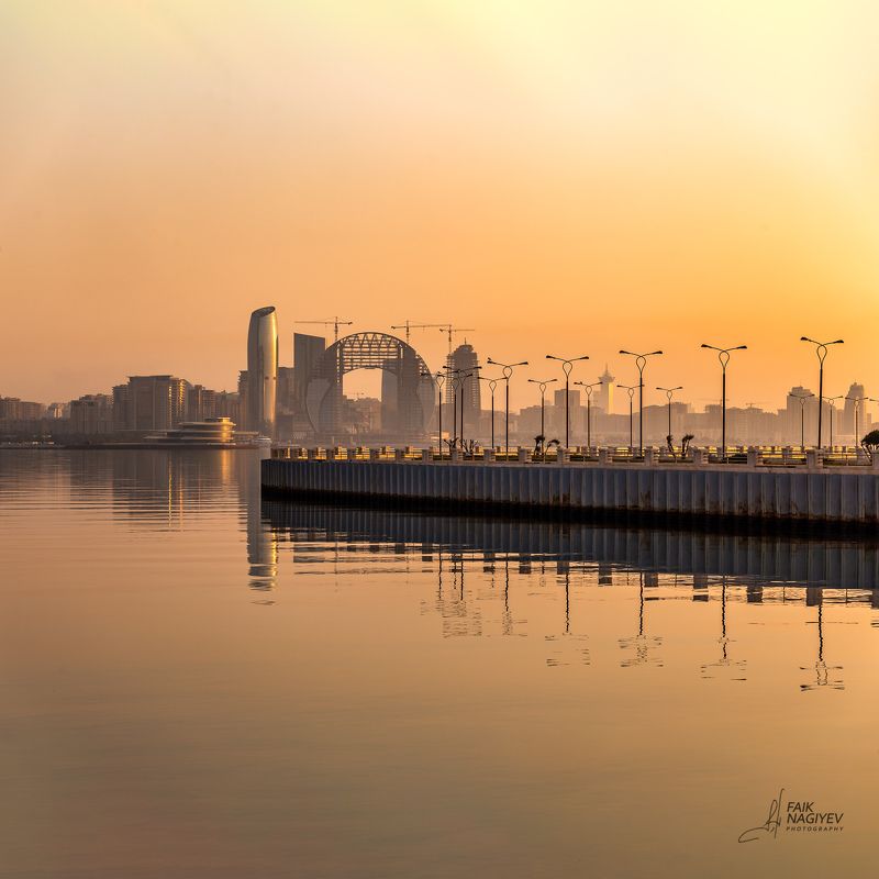 Утренний Баку фото превью