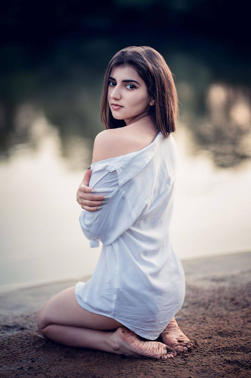 девушка, портрет, Владислав Жуков