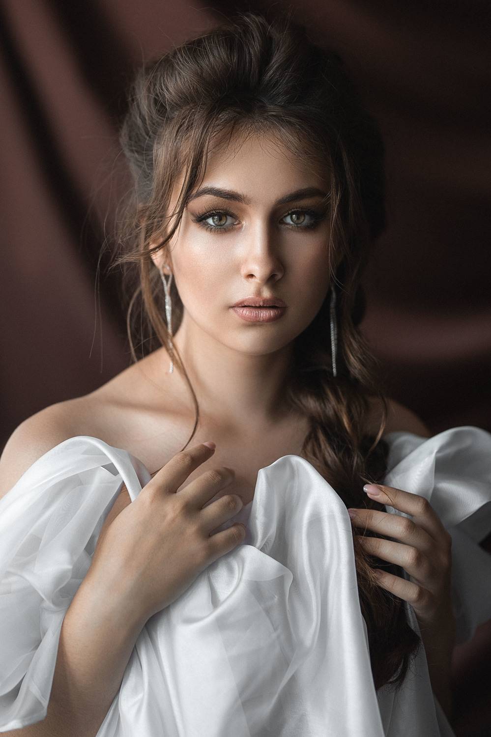 девушка, модель, портрет, фотосессия, студия, макияж, гламур, girl, model, modeling, young, portrait, make-up, творческий портрет, женский портрет, woman, young woman, glamour, постановка, постановочная фотография, fashion, Владимир Васильев
