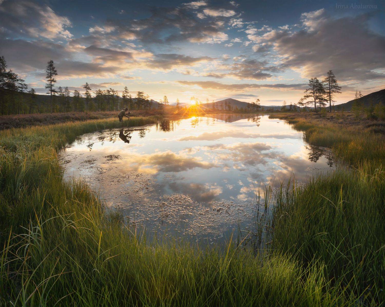 Колыма, Магадан, озеро Джека Лондона, осень, Ирина Абатурова
