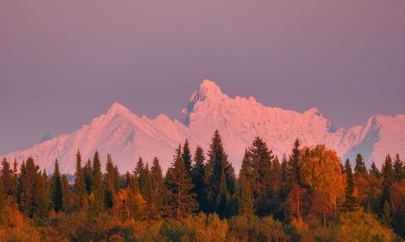 печора, приполярный урал, коми Осенний Урал в зимнем наряде фото превью