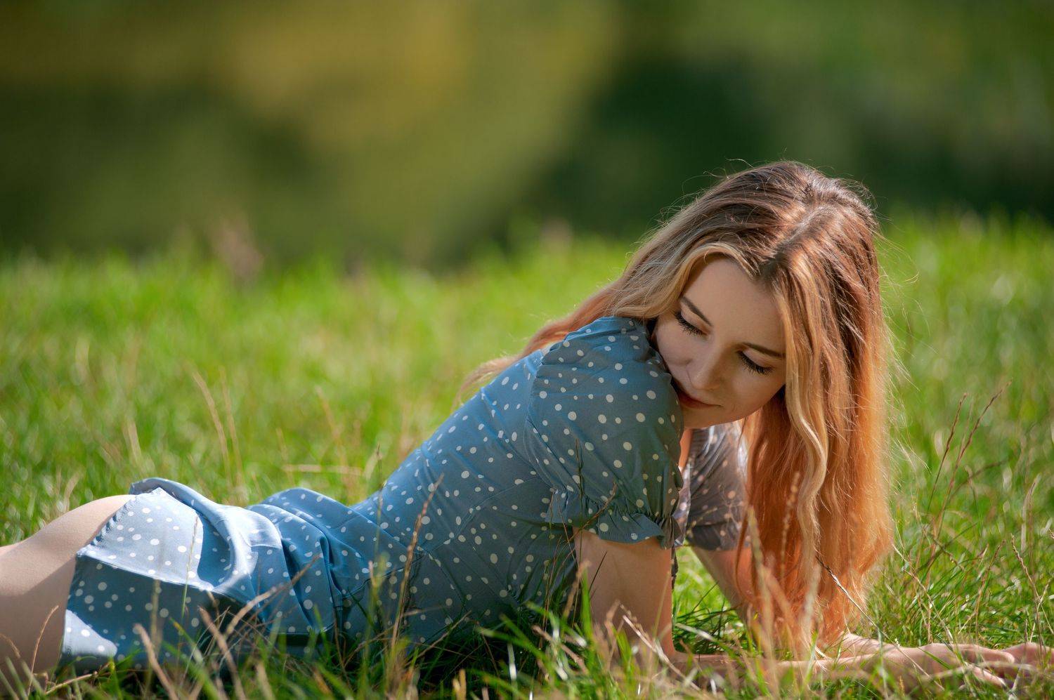 лето, девушка, Лео Шумов