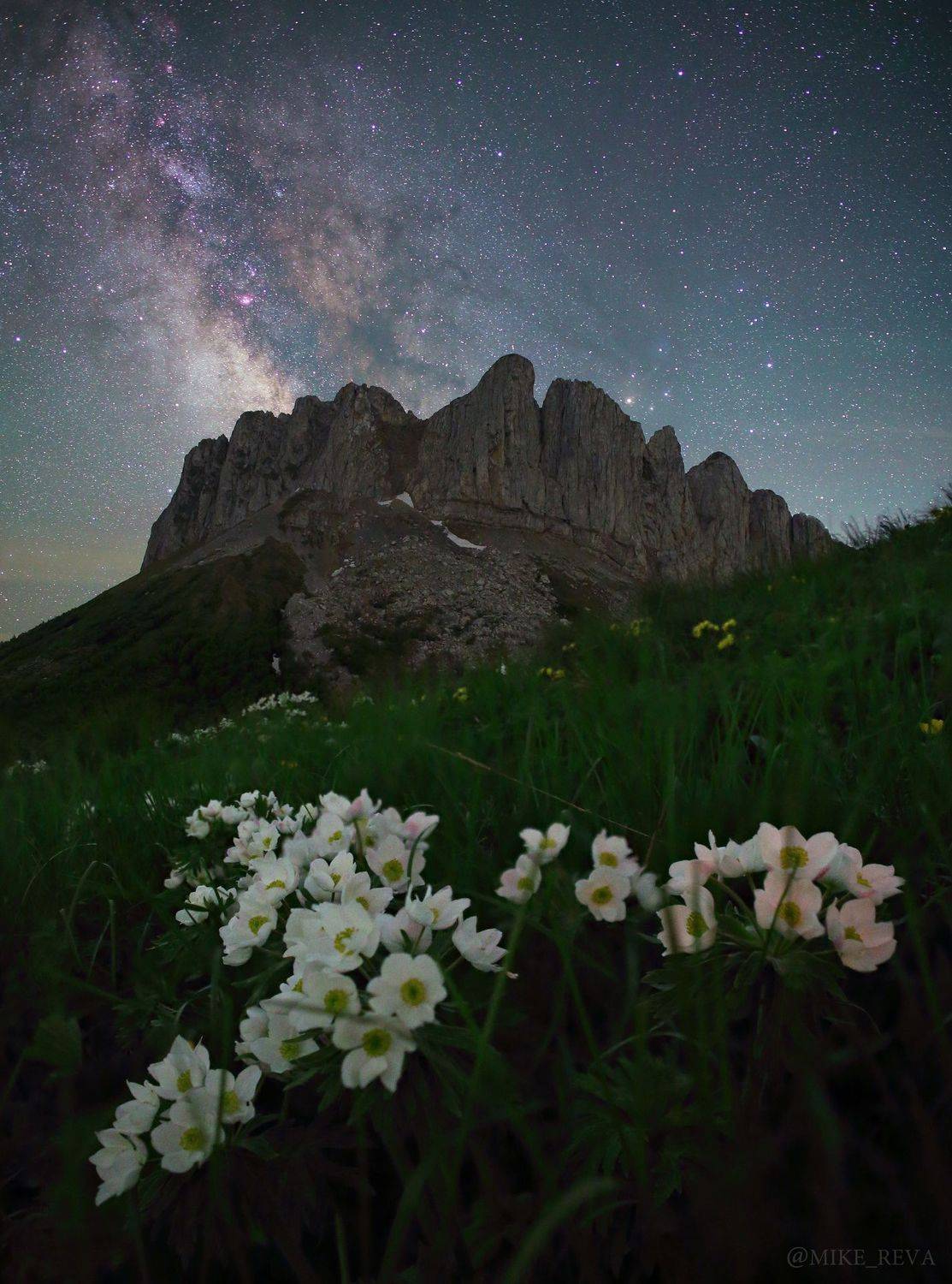 ночь ночной пейзаж астрофотография звезды созвездия, Михаил Рева