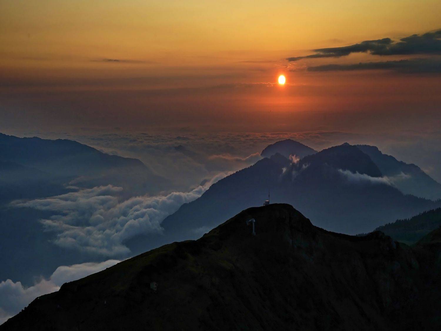 горы закат, Евгений Никишин