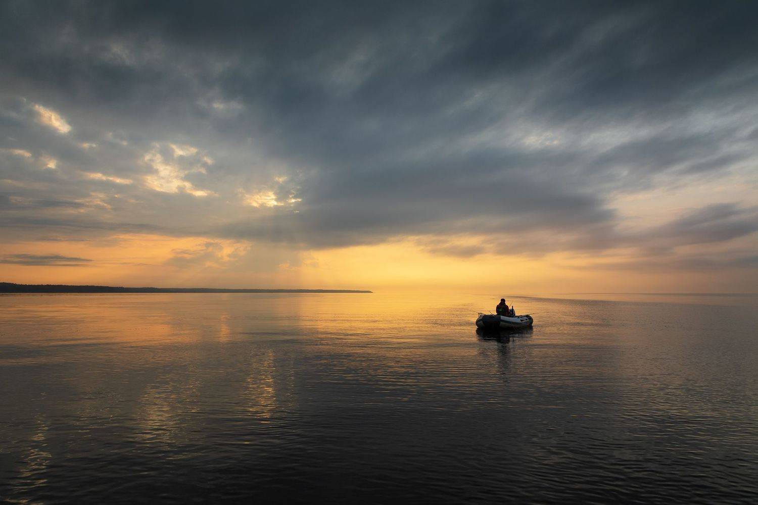 Рыбалка. Закат., Юрий Чернов