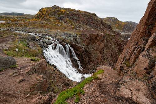 Водопад у Териберки